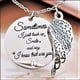 thumbnail image 5 of Wing Love Necklace, Diamond-Encrusted Wing Necklace, Romantic Gift, Silver Tone, Unique Design, Foldable Chain, 18-Inch Length, for Office, for Couple, 5 of 8