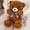 Brown 1V4, variant on Staron Cute Bowtie Plush Bear, Soft Stuffed Animal Toy for Children, Huggable Companion, and Gift, Machine Washable and Safe