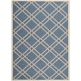 thumbnail image 3 of Safavieh Courtyard Jasper Geometric Indoor/Outdoor Area Rug, Blue/Beige, 6'7" x 9'6", 3 of 11