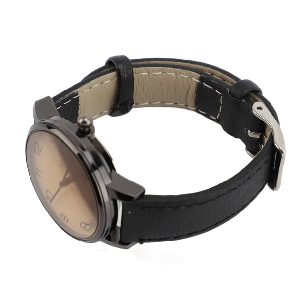 Reloj Para Mujer, Reloj Analógico De Cuarzo Con Números Arábigos De Piel Sintética Para Mujer