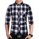 thumbnail image 1 of Camisa Manga Larga Cuadros Para Hombre Moda Slim Fit, 1 of 4