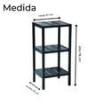 thumbnail image 3 of Mueble Anaquel Estante 3 Niveles Negro, Mdf ELLEGANCE HOUSEWARE SS34291, 3 of 4