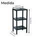 thumbnail image 3 of Mueble Anaquel Estante 3 Niveles Negro, Mdf ELLEGANCE HOUSEWARE SS34291, 3 of 4