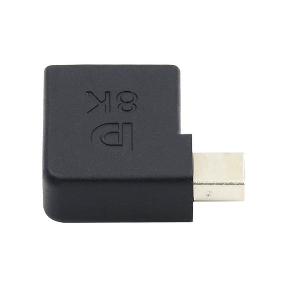 FVH Angled Mini DisplayPort 1.4 Male to DP Female 8K 60hz Adapter Ultra-HD UHD 4K 144hz 7680*4320 for Video PC Laptop Monitor