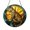 Acrylic 3.5 Inch, variant on Leopard Stained Glass Style Window Suncatcher, Art Deco Jungle Wildlife Hanging Decor, Bold Gift for Animal Lovers