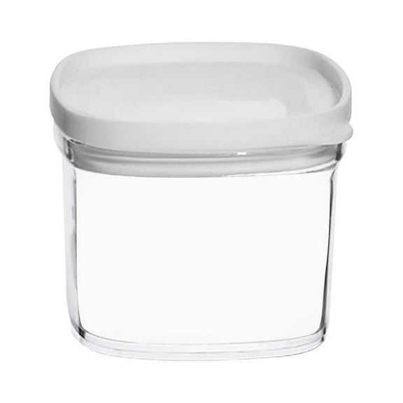 Airtight Food Storage Containers Set - 4 Clear Plastic Jars for Kitchen Pantry Organization - Ideal for Grains, Spices, Snacks, Flour & Dry Goods - BPA-Free, Stackable Design with Locking Lids