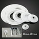 thumbnail image 2 of 4 piezas de placa de tubería versátil para cubrir conductos de pared, accesorios para bujes de cables de 81 mm, 2 of 4