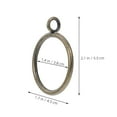 thumbnail image 2 of 10 Uds. De anillos de cortina de Metal grueso con ojales, anillos colgantes para cortinas y cortinas, ganchos con ojales, anillos colgantes, anillos de cortina, 2 of 6