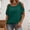 Green, variant on jjayotai Women Cold Shoulder Tops Summer Short Sleeve Shirt Scoop Neck Tee Casual Loose Fitted Solid Color Tunic Top