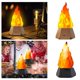 thumbnail image 2 of Safe Flames Effect Decorative Light 3 Mode 3D Fake Fire Night Light for Warm Fireplace Accents, 2 of 5
