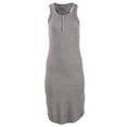 thumbnail image 3 of Boxercraft BW4201 Vivian Rib Midi Dress-Oxford Heather-M, 3 of 4