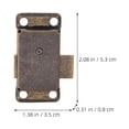 thumbnail image 2 of Mobutofu 1 Ensemble Serrure Rétro pour Commode Armoire Fer Brun Foncé pour Adultes, 2 of 6