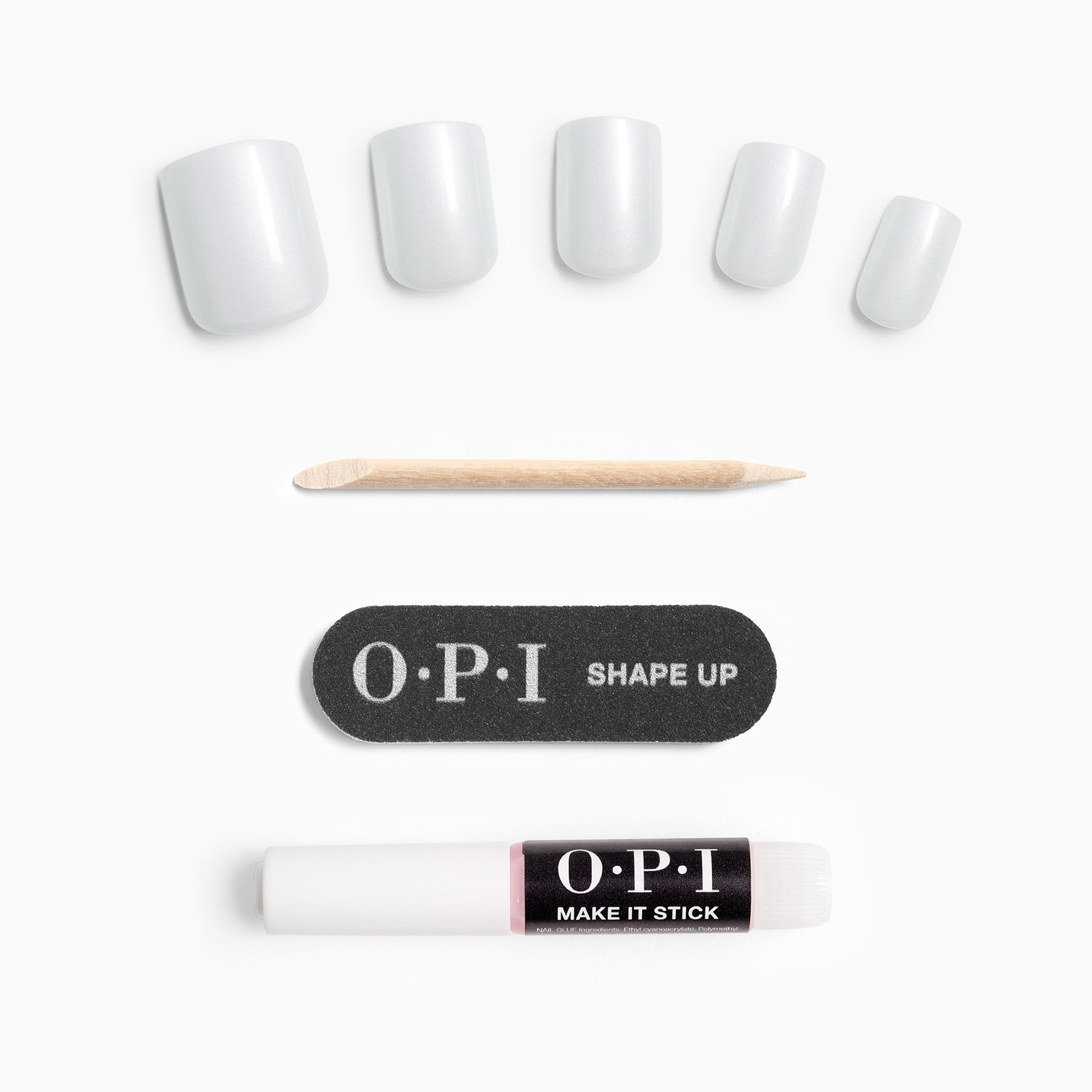 OPI On Point Instant Press On Nails, Kyoto Pearl, False Nails, 24 Pieces
