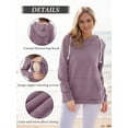 thumbnail image 3 of Women's Maternity Nursing Tops Hoodie Fleece Breastfeeding Shirts Clothes, 3 of 5