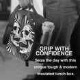 thumbnail image 6 of Xecao Psychedelic Skull Illusion Art Print Lunch Bag - Durable, Double-Insulated Lunch Bag, Holds Lunch Box, Water Bottle, & Snacks,Leakproof Cooler Tote Bag, 6 of 7