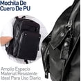 thumbnail image 2 of Mochila Antirrobo Bluelander de Cuero Sintético con Puerto USB Negro, 2 of 5