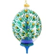 thumbnail image 3 of Peacock In A Dome - 1 Glass Ornament 7 Inch, Glass - Ornament Feather Bird 17595, 3 of 5
