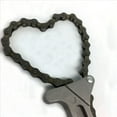 thumbnail image 3 of 2X Automobile Engine Oil Filter Adjustable Chain Wrench for Key Oil Filter Removal and Installation,2 x Oil filter chain wrench, 3 of 5