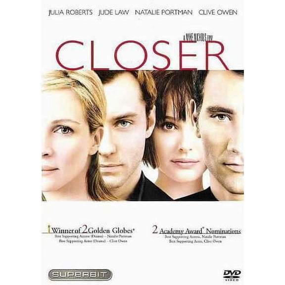 Closer (DVD, 2004, Widescreen) NEW