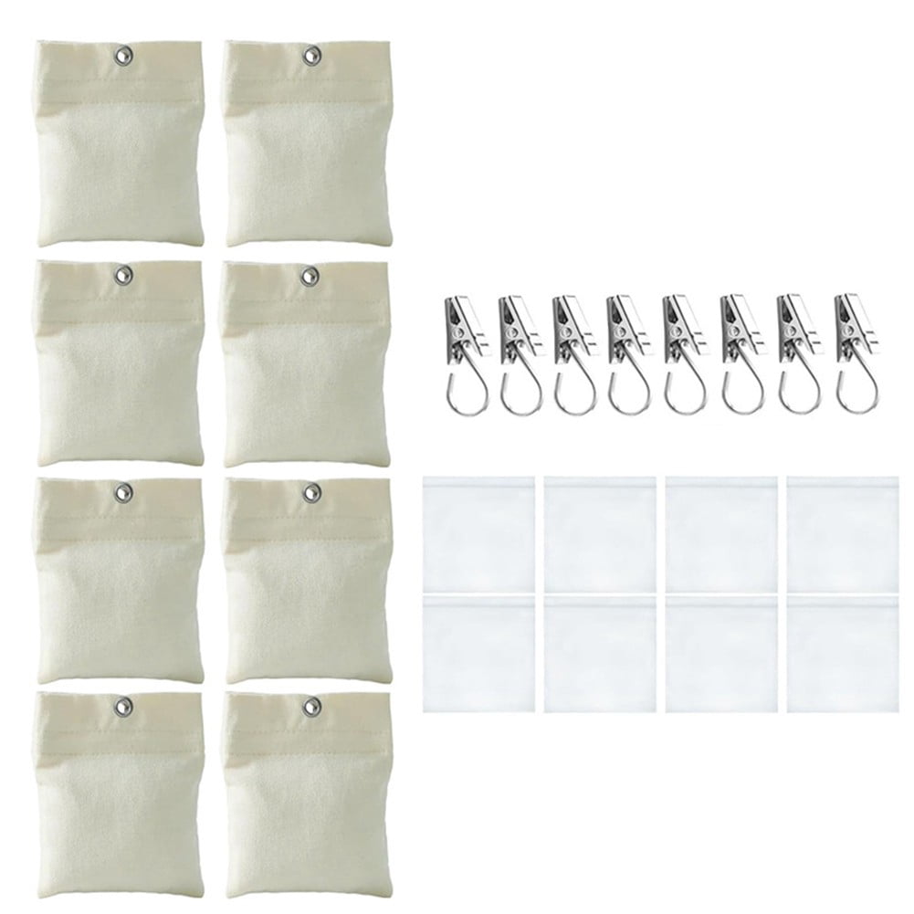 8pcs Outdoor Curtain Sandbag Weighted Bags Canvas Balcony Drapery Weights Bottom Bags For Pergola Drapes Cabana Gazebo Garden