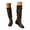 Coffee, variant on Women's Slouchy Knee High Boots Hidden Wedge Heel Pull on Western Cowboy Cowgirl Tall Boot