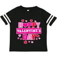 thumbnail image 3 of Inktastic Happy Valentine's Day with Hearts Boys or Girls Toddler T-Shirt, 3 of 5