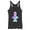 Black Heather, variant on Women's Fortnite Skull Trooper All Hail Glow Racerback Tank Top White Heather Large
