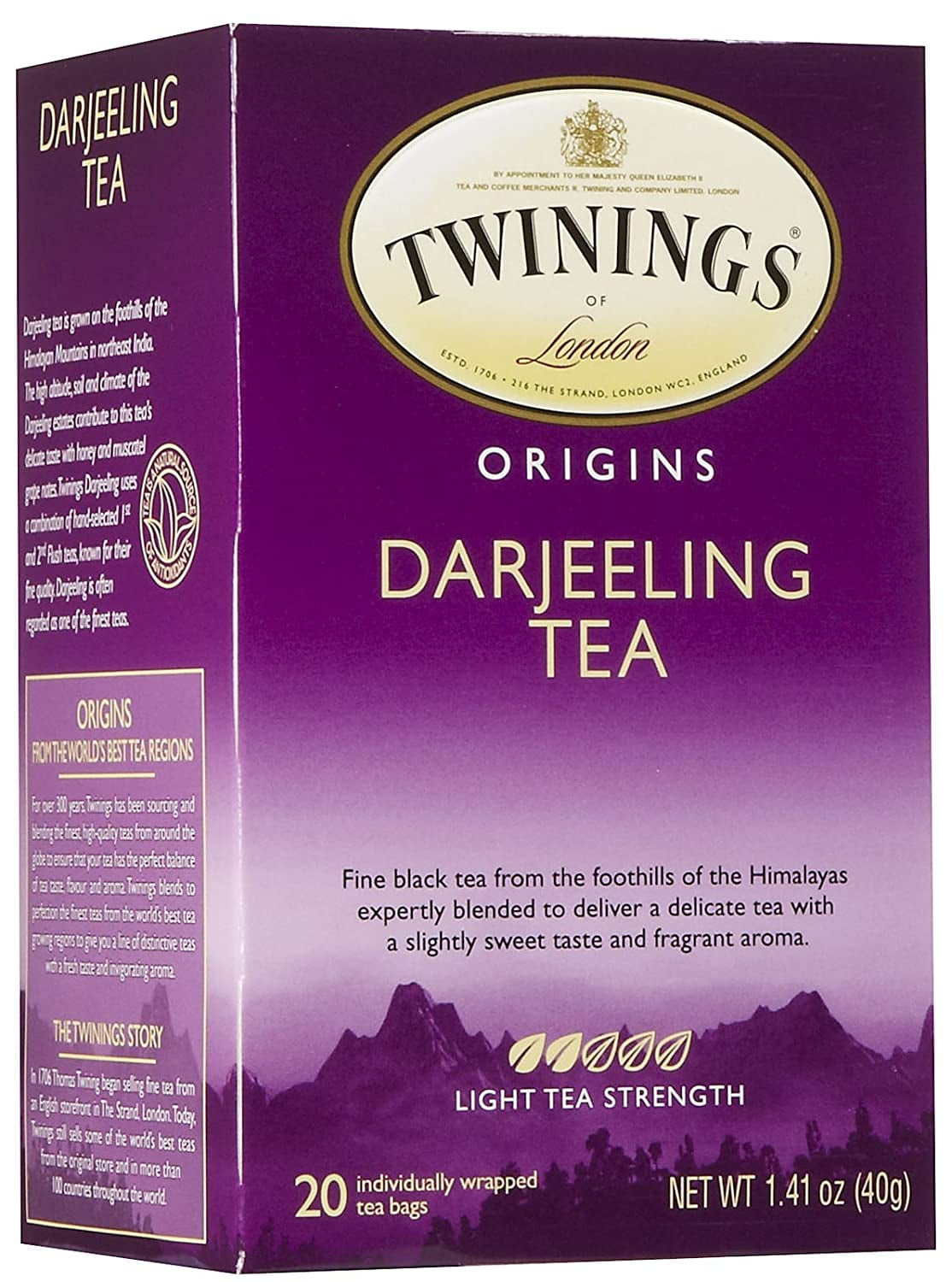 Twinings Tea Darjeeling Tea, 20 ct