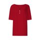 thumbnail image 4 of Camisas de manga larga,Blusa informal de manga corta con cuello en V para mujer, manga 3/4, mezcla de poliéster y elastano, ajuste suave y cómodo, para uso diario, sopatenor, 4 of 7