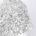 thumbnail image 6 of YIZYIF Womens Short Sleeve Cardigan Allover Shiny Sequins Cropped Shawl Shrug Club Cocktail Party Coat Silver One Size, 6 of 7