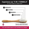 thumbnail image 6 of pureSCRUBS Premium Organic Arabica Coffee Body Scrub Set - PEPPERMINT BLEND Lg 16oz Anti Cellulite Scrub With Essential Oils & Nutrients + FREE Wooden Spoon, Loofah & Mini Organic Exfoliating Bar Soap, 6 of 8