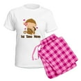 thumbnail image 5 of CafePress - 1St Time Mom Monkey Gift Women's Light Pajamas - Women's Short Sleeve Print T-Shirt and Pants Light Cotton Pajama Set, 5 of 7