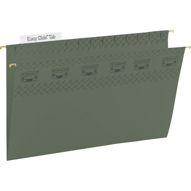 Smead, SMD64136, TUFF Hanging Folders with Easy Slide Tab, 20 / Box