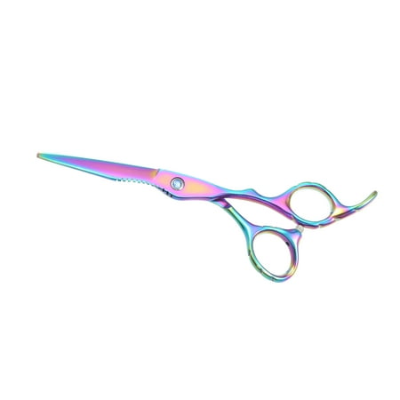 Unique Bargains Hair Cutting Scissors 6.5" Barber Scissors Hair Cutting Shear Multicolor