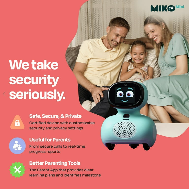 Miko Mini AI Robot for Kids – Games, Stories & Learning Ages 5–10