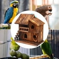 thumbnail image 3 of Wooden Nest Bird House Mini Squirrel Cage for Home Decoration Flower Arrangement, 3 of 22