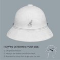 thumbnail image 3 of KANGOL Bermuda Casual Bucket Hat Terry Towelling Cap - White, 3 of 3