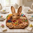 thumbnail image 5 of Easter Bunny Tray - Wooden Charcuterie Board for Holiday Serving, Festive Party Platter for Snacks Appetizers Cheese - Handcrafted Kitchen & Dining Gift for Family Friends, 5 of 7