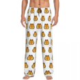 thumbnail image 1 of Custom Manga Garfields Cartoon Anime Cat Pattern Pajama Pants Men‘s Sleepwear Lounge Sleep Bottoms Stretch with Pockets, 1 of 7