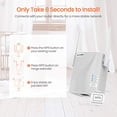 thumbnail image 5 of TENDA AC1200 WIFI RANGE EXTENDER, WIFI WIRELESS SIGNAL BOOSTER - WHITE, 5 of 5
