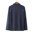 thumbnail image 6 of biudgviw Quarter Zip Pullover Men Athletic Shirt Stand Collar Casual Long Sleeve Tops Quick Dry Training Workout Shirts with Thumb Holes, 6 of 6