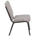 thumbnail image 6 of Flash Furniture HERCULES Series 18.5''W Stacking Church Chair in Gray Dot Fabric - Silver Vein Frame, 6 of 8