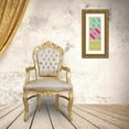 thumbnail image 3 of Zarris, Chariklia 11x24 Gold Ornate Wood Framed with Double Matting Museum Art Print Titled - Elementary Tile Panel II, 3 of 4