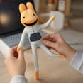 thumbnail image 3 of 2026 New Animal Hospital Plush Toys Doll with Internal Wire Armature, Posable Stuffed Plushie Puppet for Desk Display, Collectible Game Soft Toys Gift for Game Fans, 3 of 4