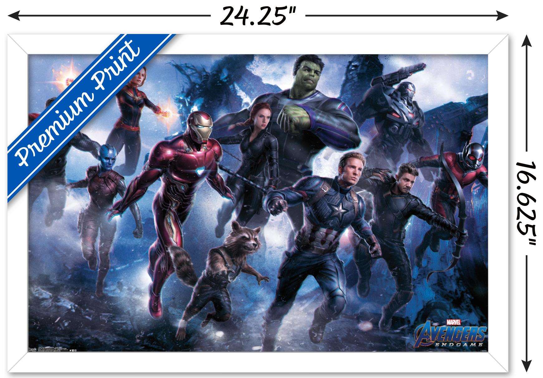 Marvel Cinematic Universe - Avengers - Endgame - Legendary Wall Poster, 14.725" x 22.375", Framed