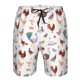 thumbnail image 3 of Balery Farm Birds Goose Traje de Baño Estilo Hawaiano para Hombre, Shorts de Secado Rápido con Bolsillos-3X-Large, 3 of 6