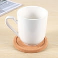 thumbnail image 3 of Cork Coasters with Lip for Drinks Absorbent Thick Rustic Saucer with Holder Heat & Water Resistant Best Reusable Natural Round Coasters for Bar Glass Cup Table, 3 of 7