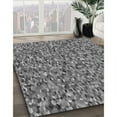 thumbnail image 3 of Ahgly Company Machine Washable Indoor Rectangle Transitional Grey Gray Area Rugs, 5' x 8', 3 of 7
