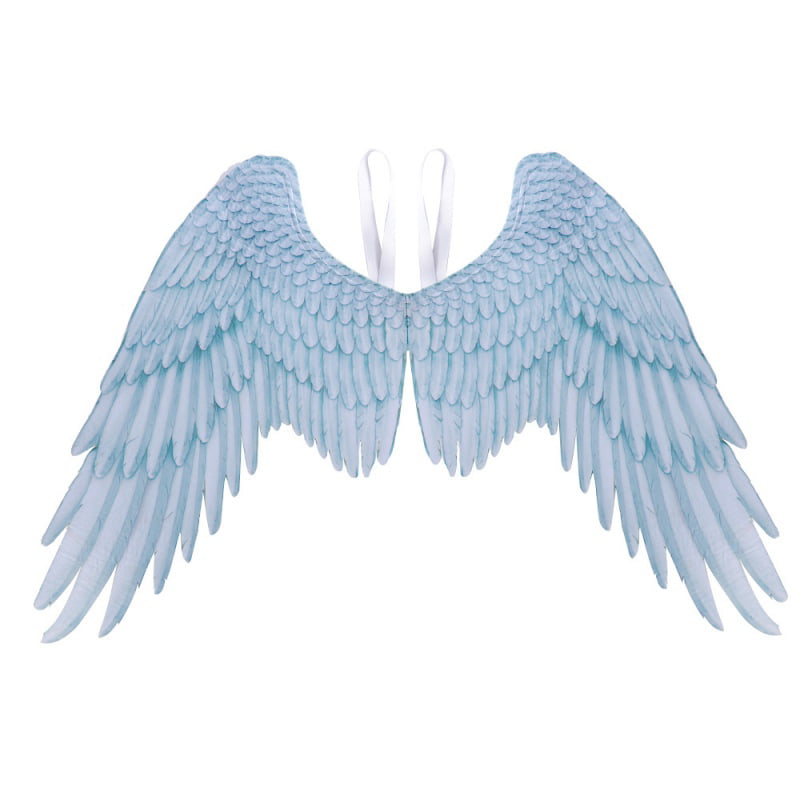 New Angel Fairy Feather Wings Adults Kids Ladies Mens Fancy Dress Costume Party 