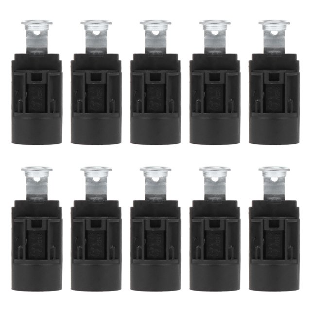 10 piezas E14 portalámparas de plástico para candelabros, accesorios de iluminación, base para lámparas de vela